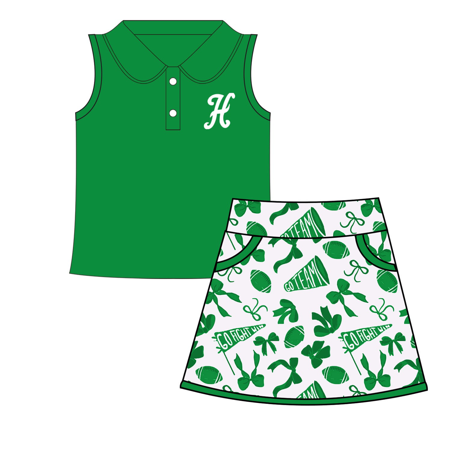 Preppy Game Day- Holtville