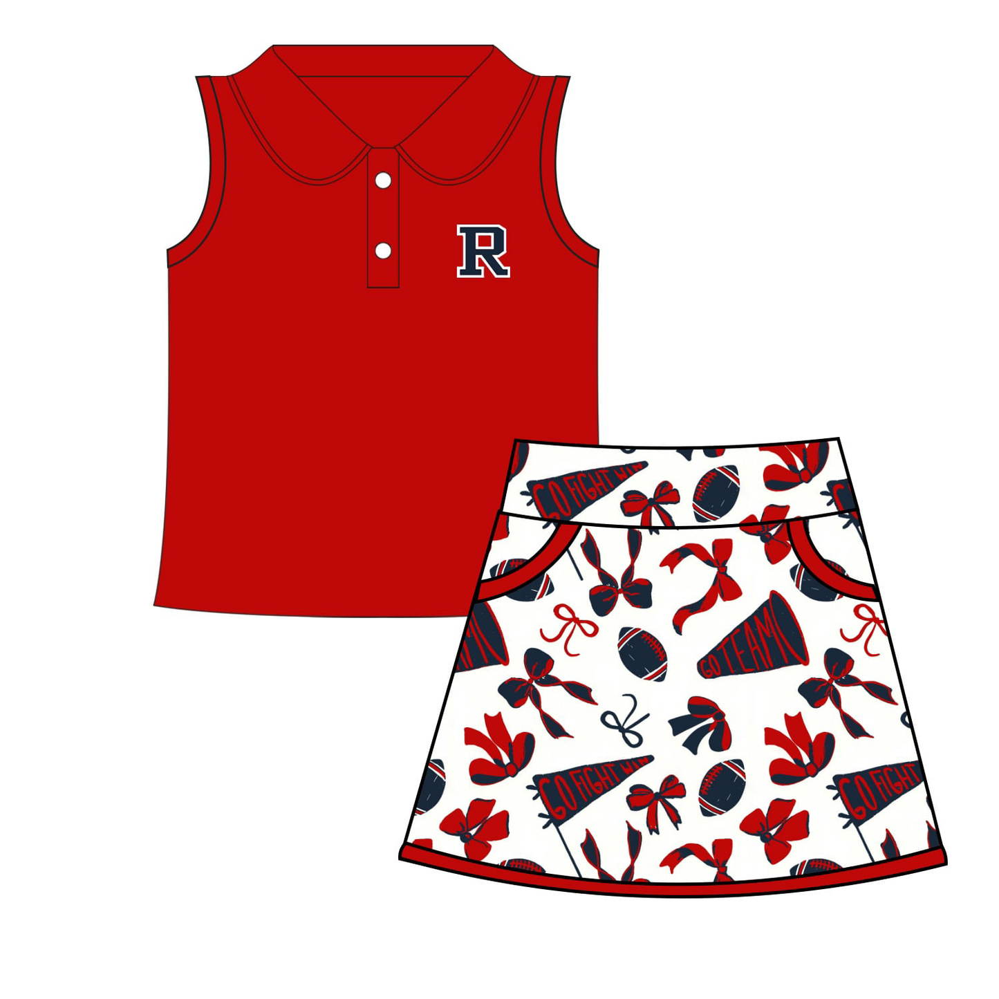 Preppy Game Day- Redland