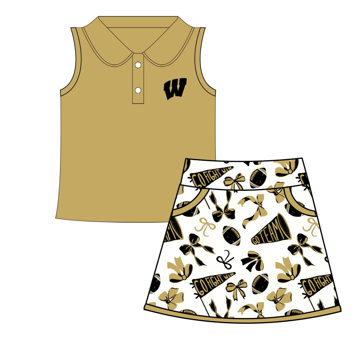 Preppy Game Day- Wetumpka