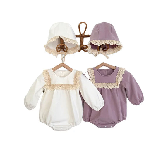 Girls Vintage Lace 2-Piece Set